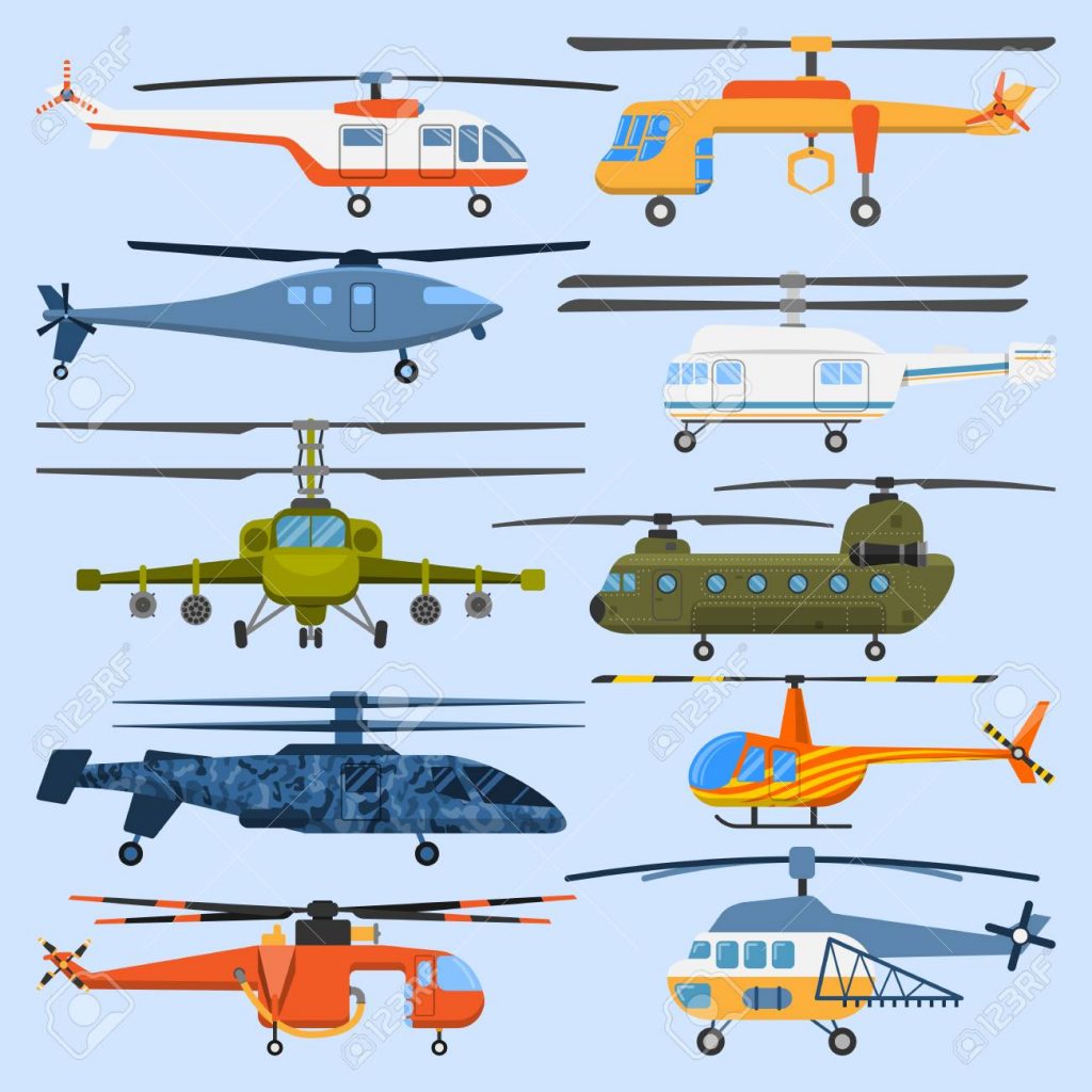 planos de helicópteros